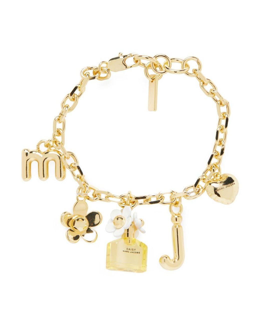 Marc Jacobs Metallic Daisy Charm-Armband