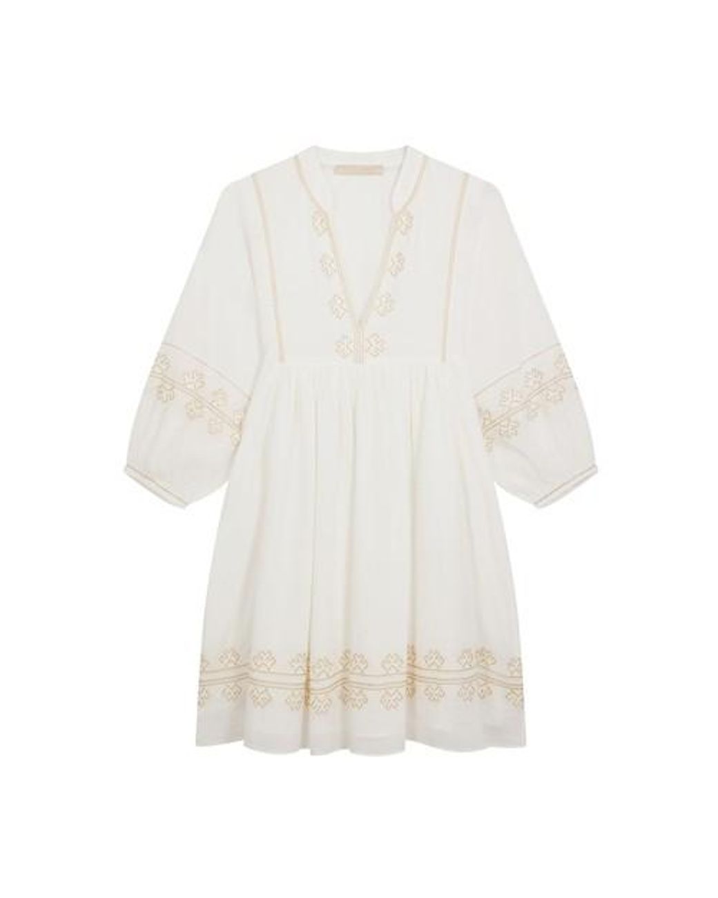 Vanessa Bruno Takis Dress in White | Lyst UK