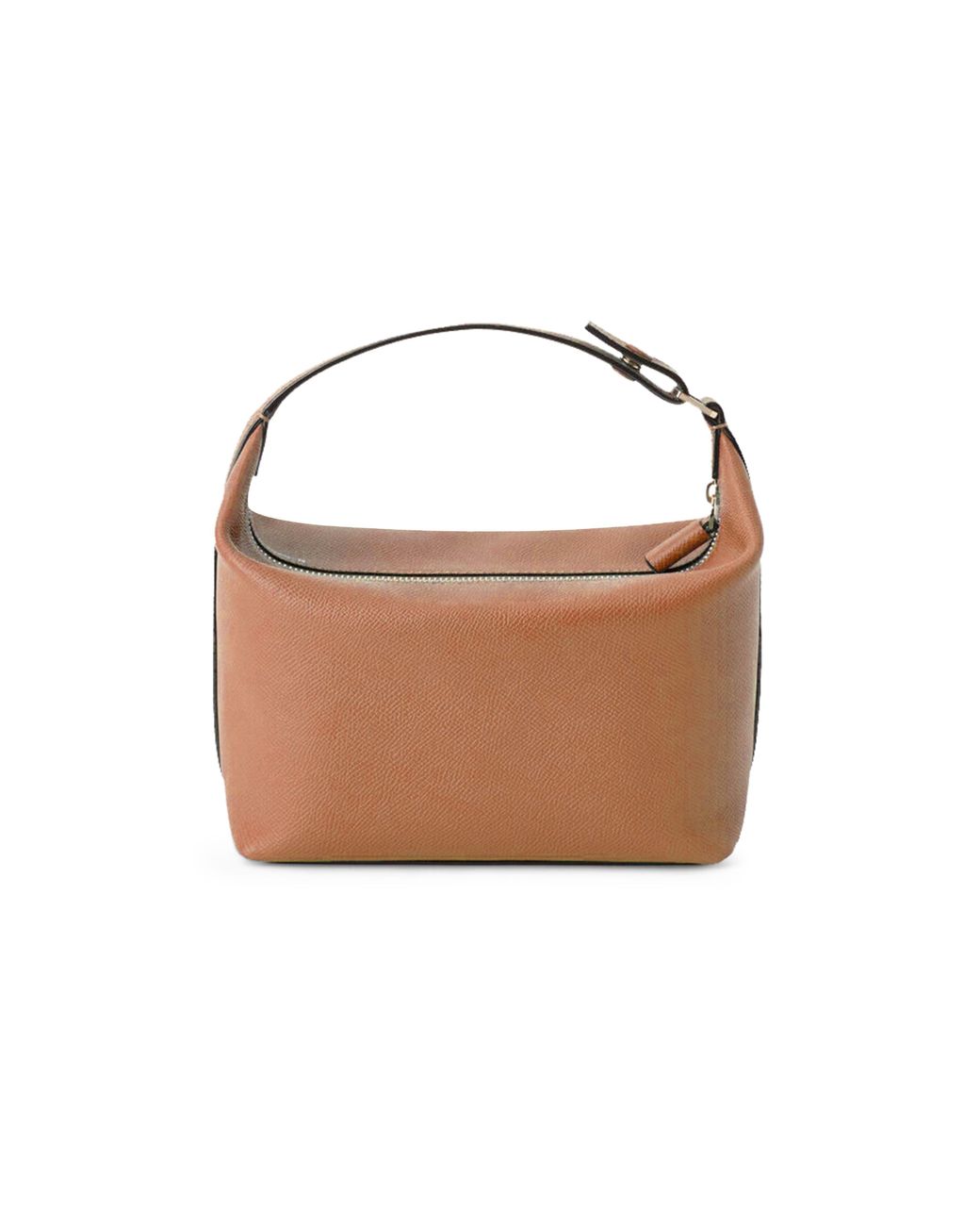 Valextra Brown Mochi Mini Handle Bag
