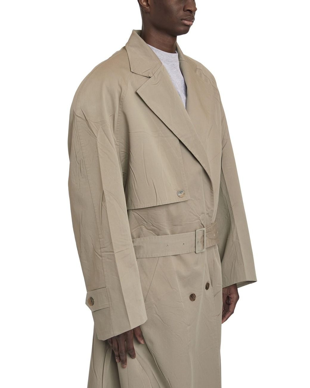 Balenciaga hotsell oversized coat