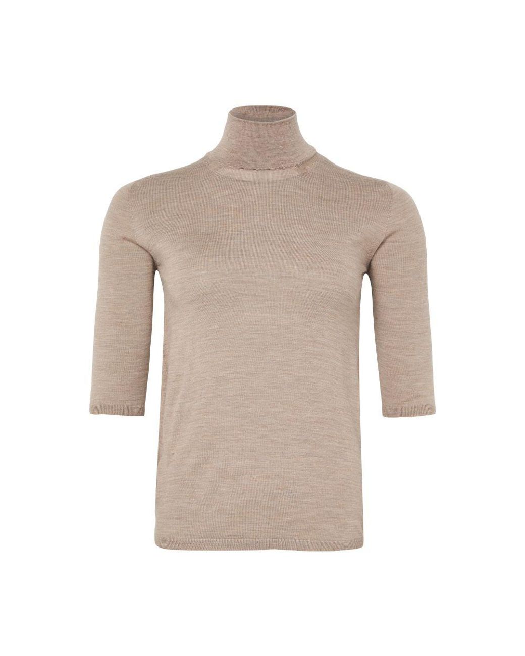 Max Mara Brown Rollkragenpullover