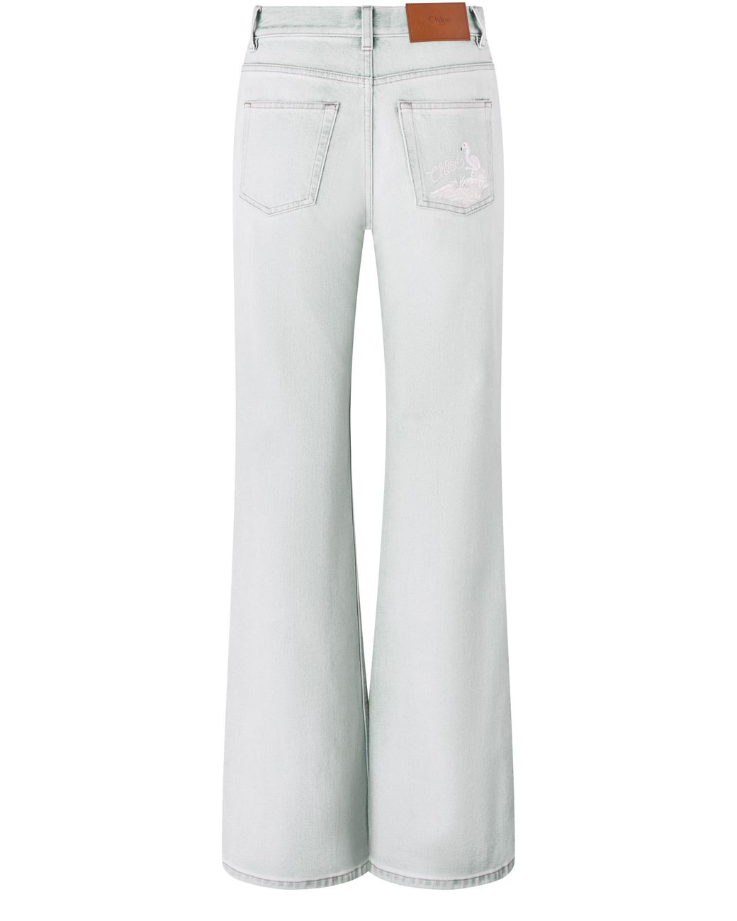 Chloé Gray Flared Jeans
