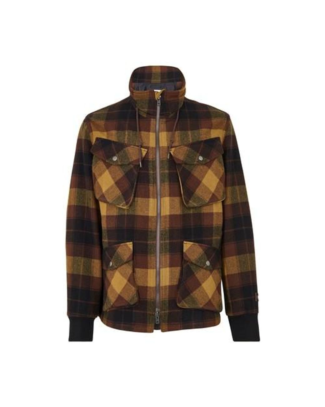 KENZO Check Utilitarian Parka for Men 