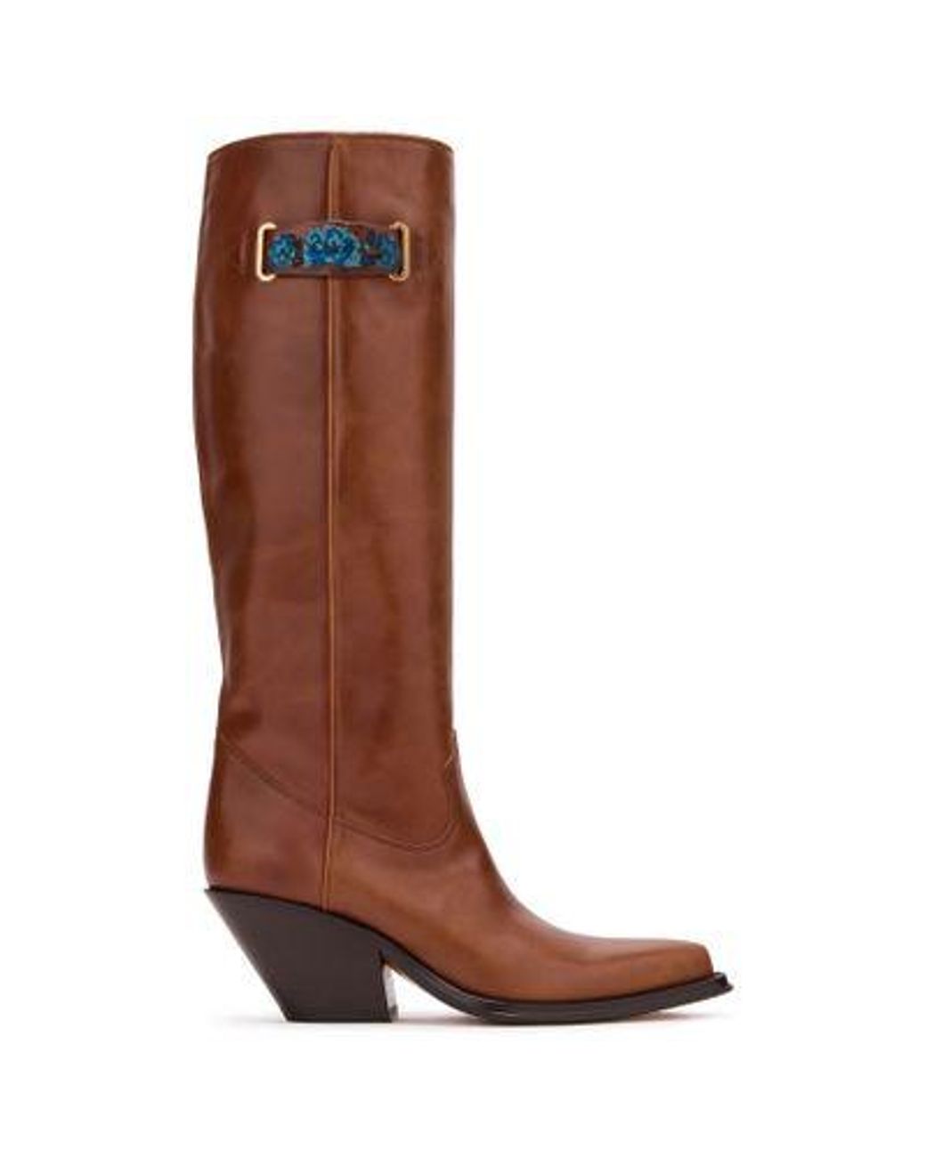 Chloé Brown Azelan Boots