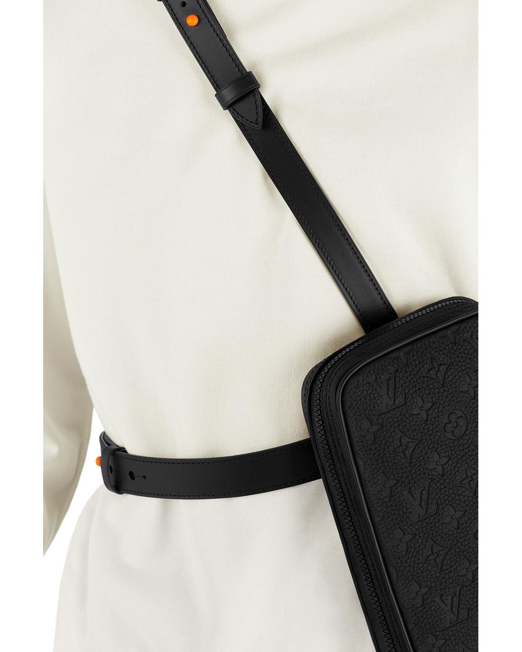 Louis Vuitton Utility Side Bag in Black for Men