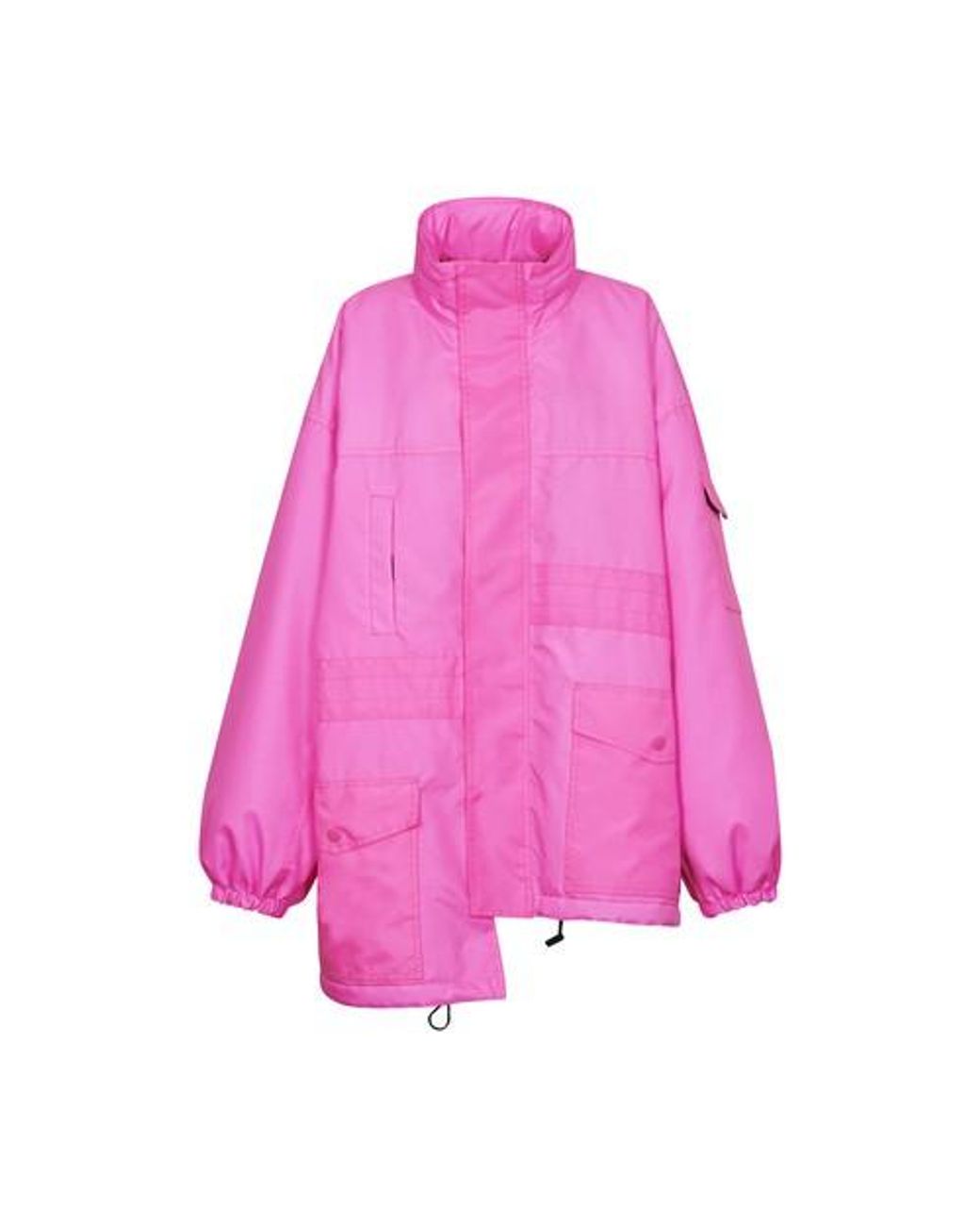 Balenciaga Pulled Parka in Pink for Men - Lyst