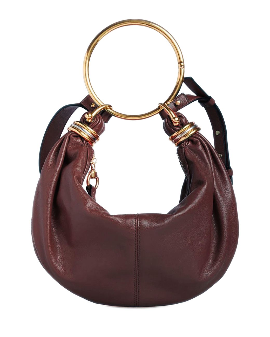 Chloé Brown Bracelet Hobo Bag