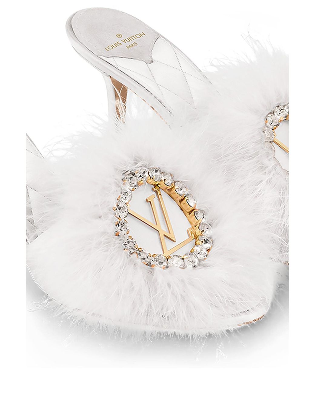 Louis Vuitton Lv Marilyn Mules in White Lyst