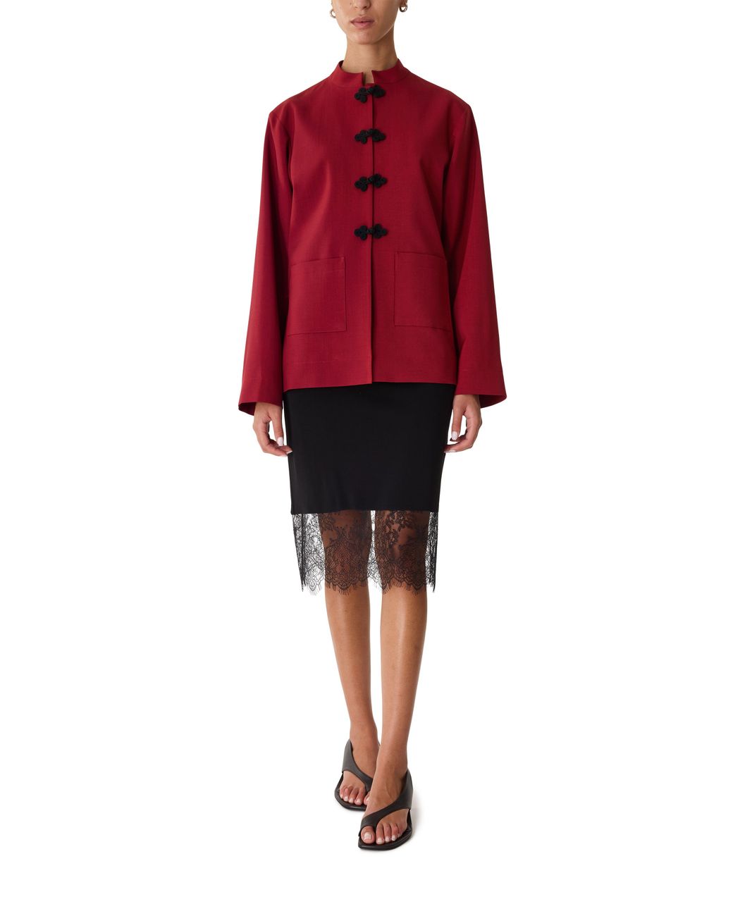 Veste Avec Fermeture Pankou Rohe en coloris Red