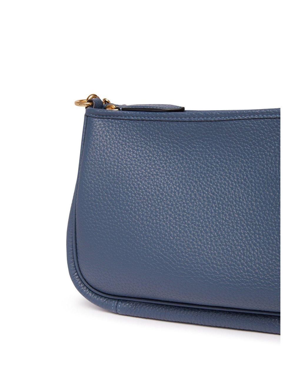 Coach navy shop blue crossbody bag