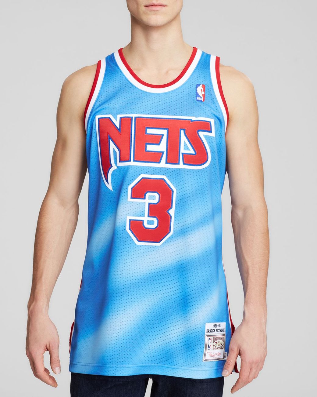 Mitchell & Ness 1993 New Jersey Nets Drazen Petrovic Jersey in Blue for Men  | Lyst
