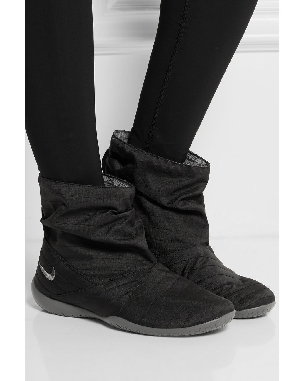 Nike Studio Mid Pack Yoga Shoe And Outdoor Boot in Black | Lyst