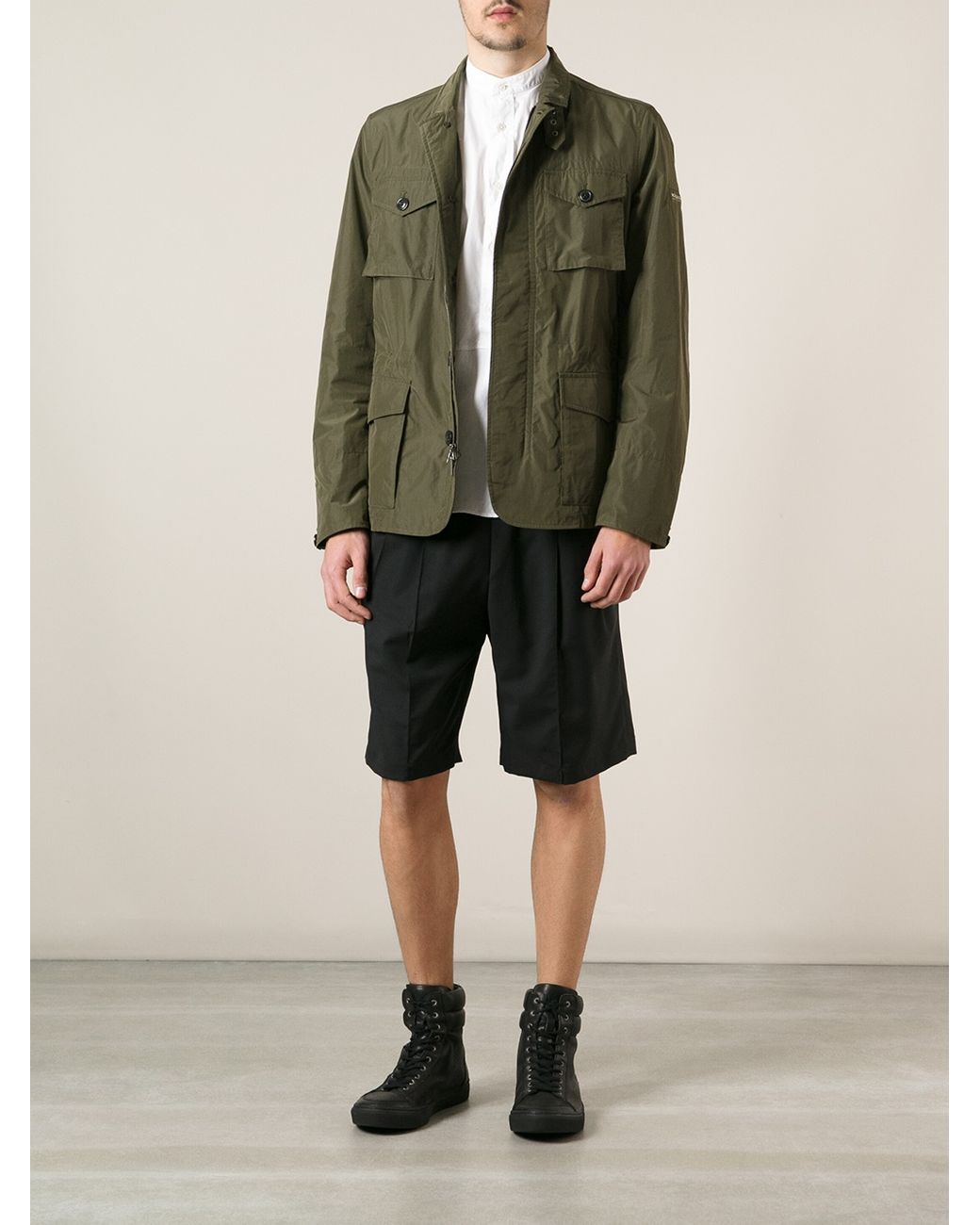 Woolrich Stream Field Jacket in Green for Men Lyst