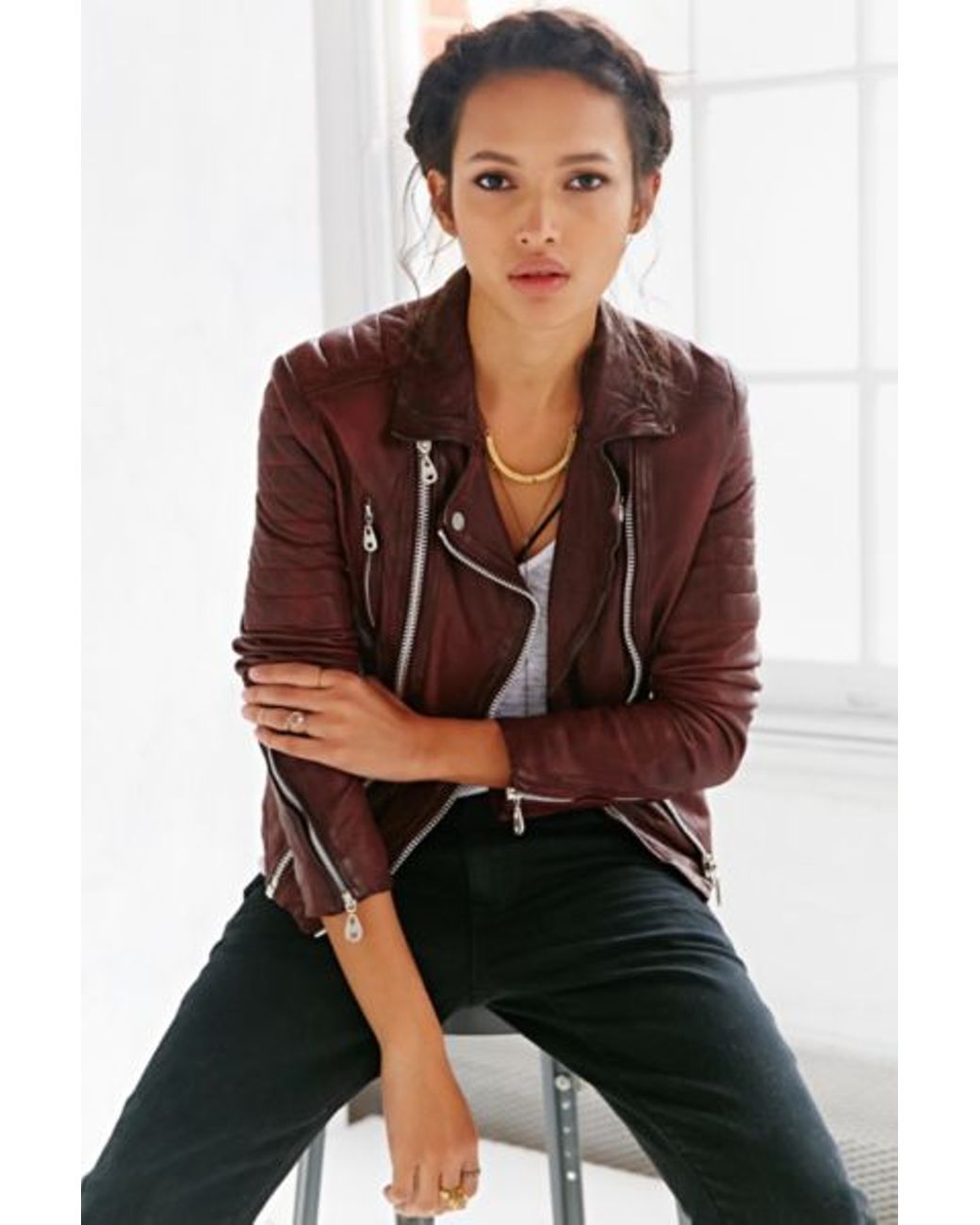 Doma leather jacket bloomingdales new arrivals