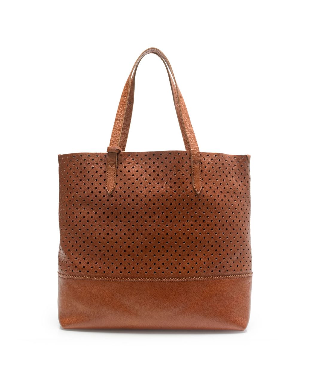 J crew tote discount leather