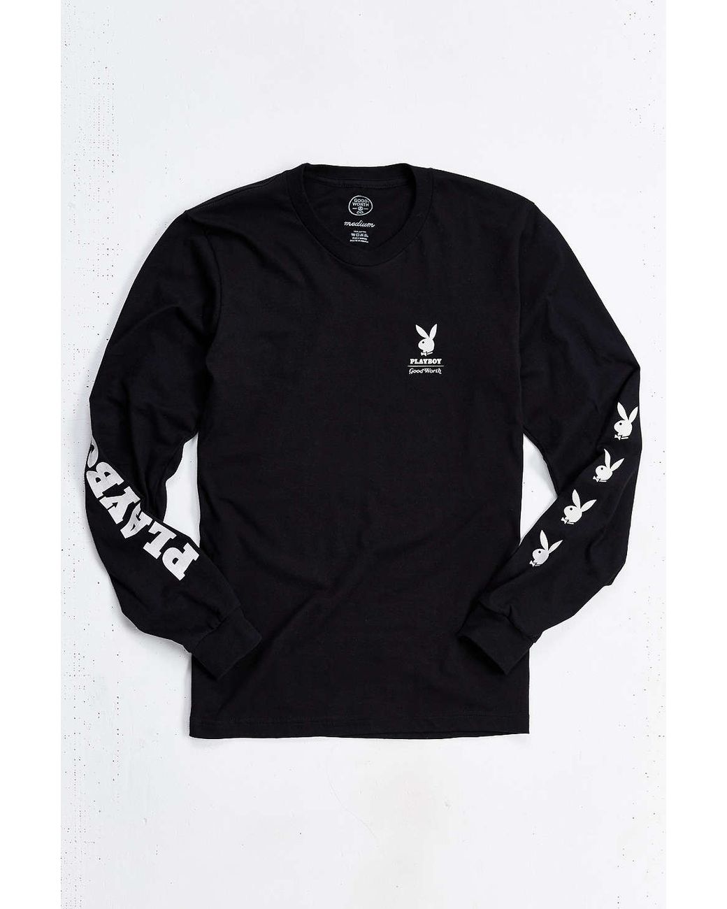 Playboy t shirt long sleeve sale