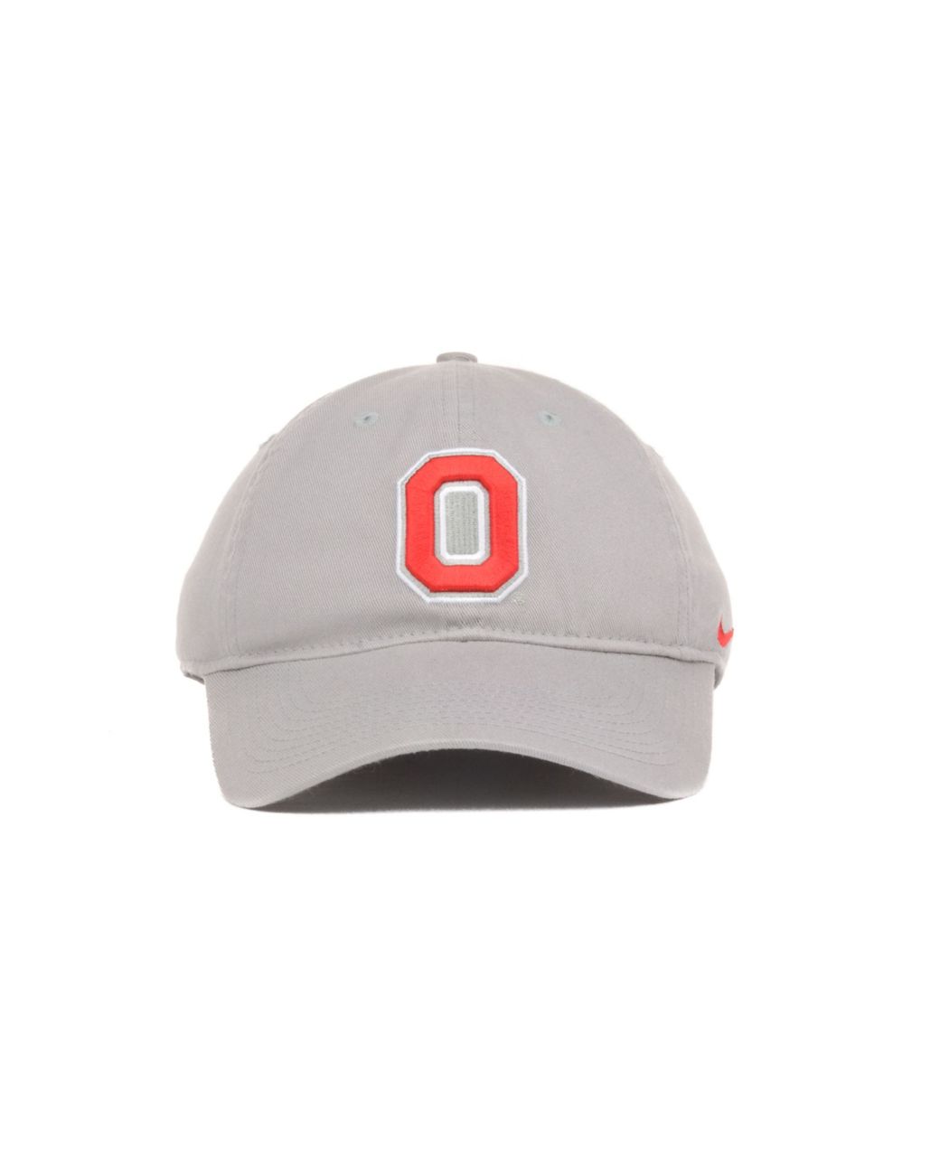 Nike Ohio State Buckeyes Nts Stretchfitted Cap in Gray for Men | Lyst