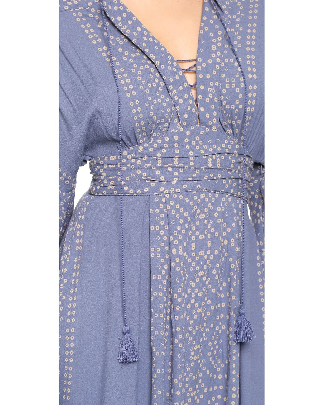 free people modern kimono maxi dress Free People Modern Kimono Maxi Dress in Blue