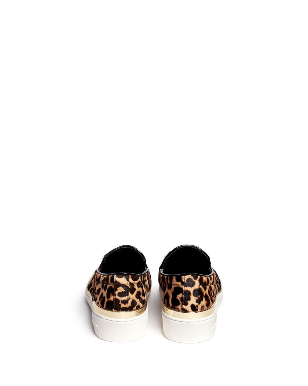 Michael Kors 'kyle' Cheetah Print Calf Hair Slip-ons | Lyst