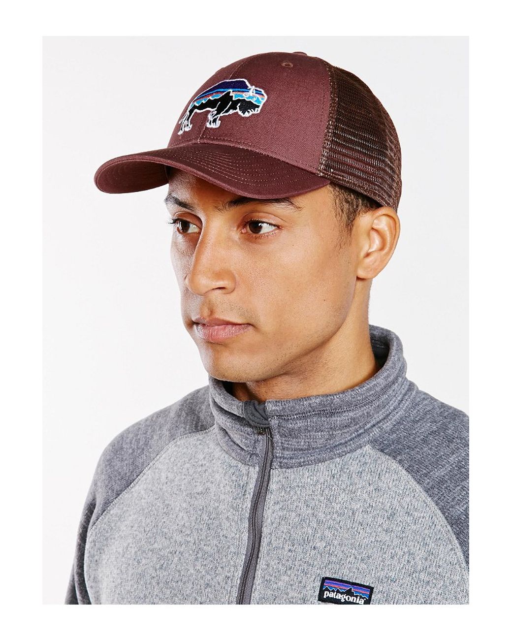 Low profile patagonia hat top