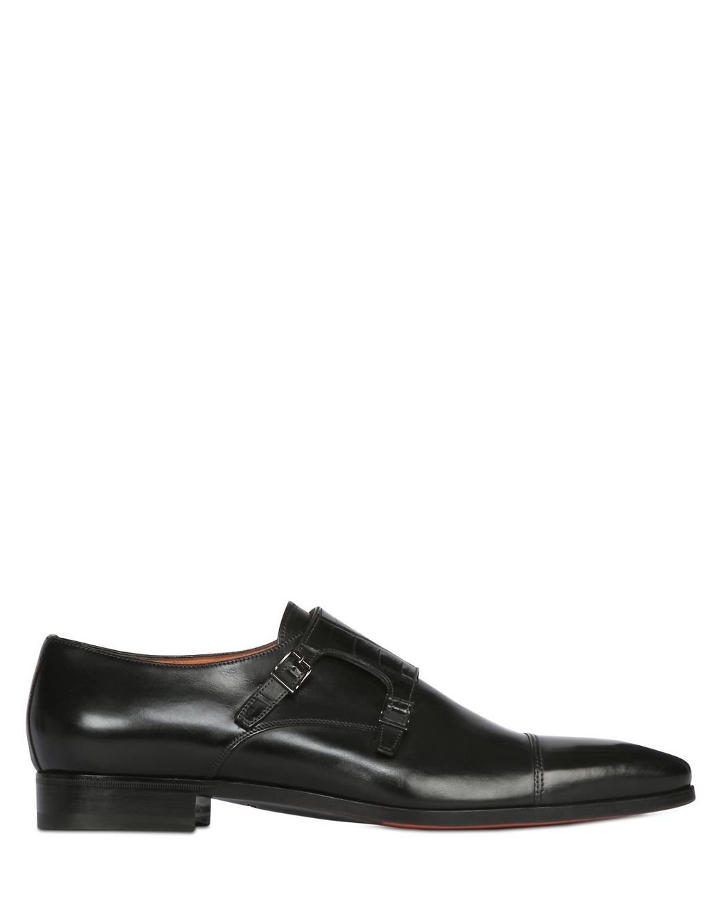 santoni monkstrap