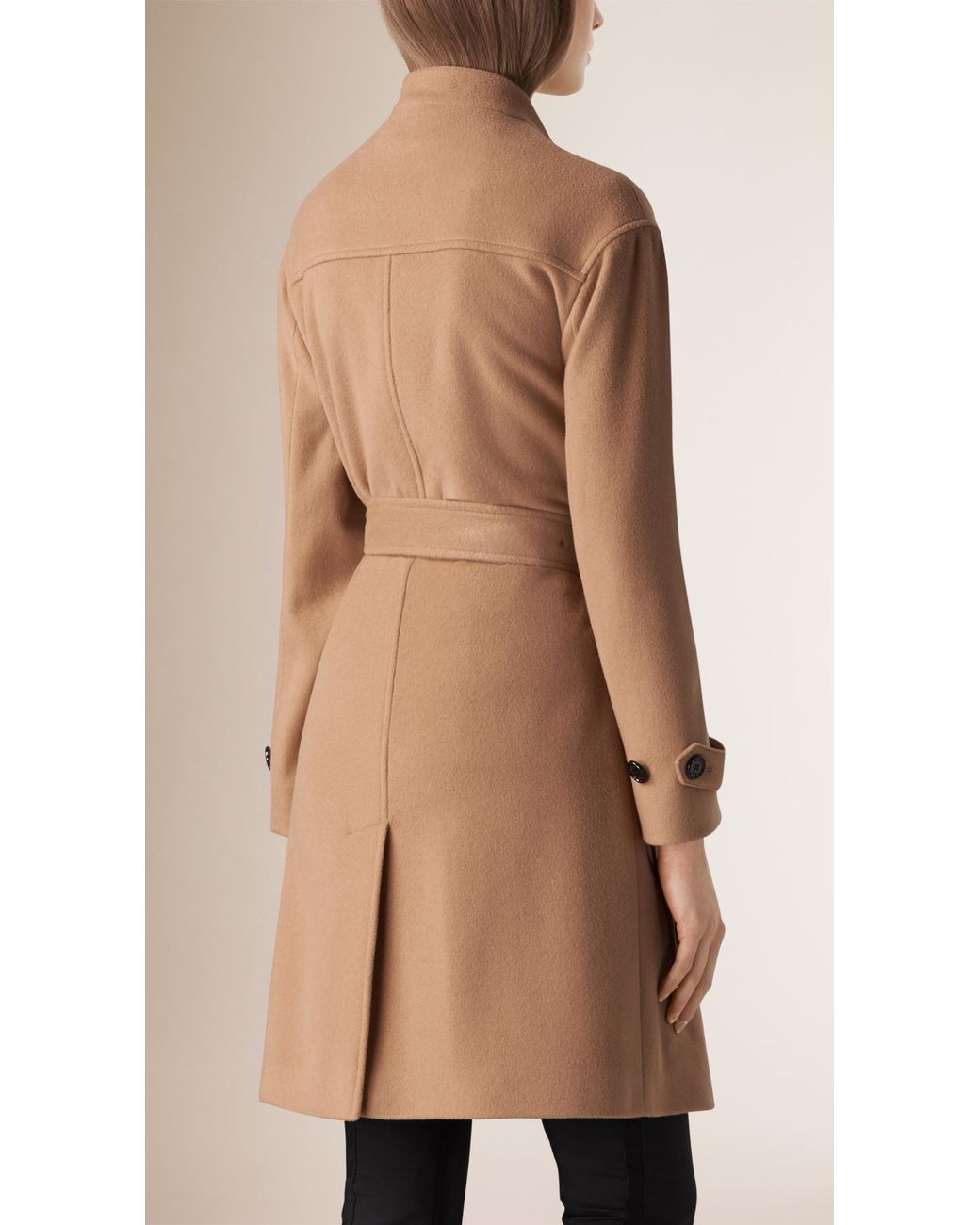 Burberry Relaxed-Fit Coat in Natural Lyst