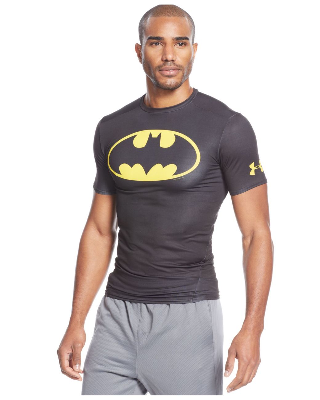 Details about   UNDER ARMOUR Batman Alter Ego HEAT GEAR Fitted COMPRESSION SHIRT Black BOYS YLG 