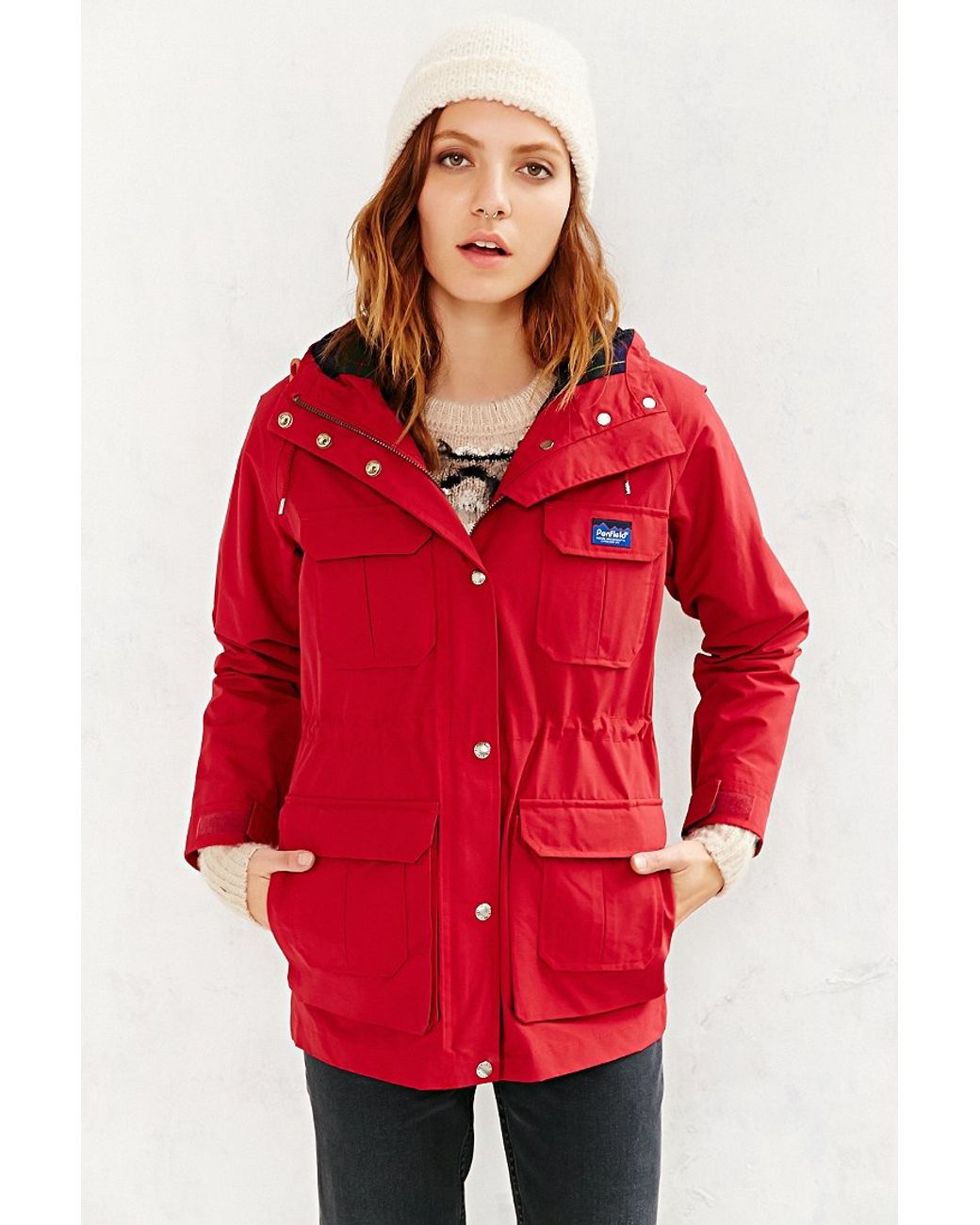 Penfield Kasson Field Jacket in Red | Lyst