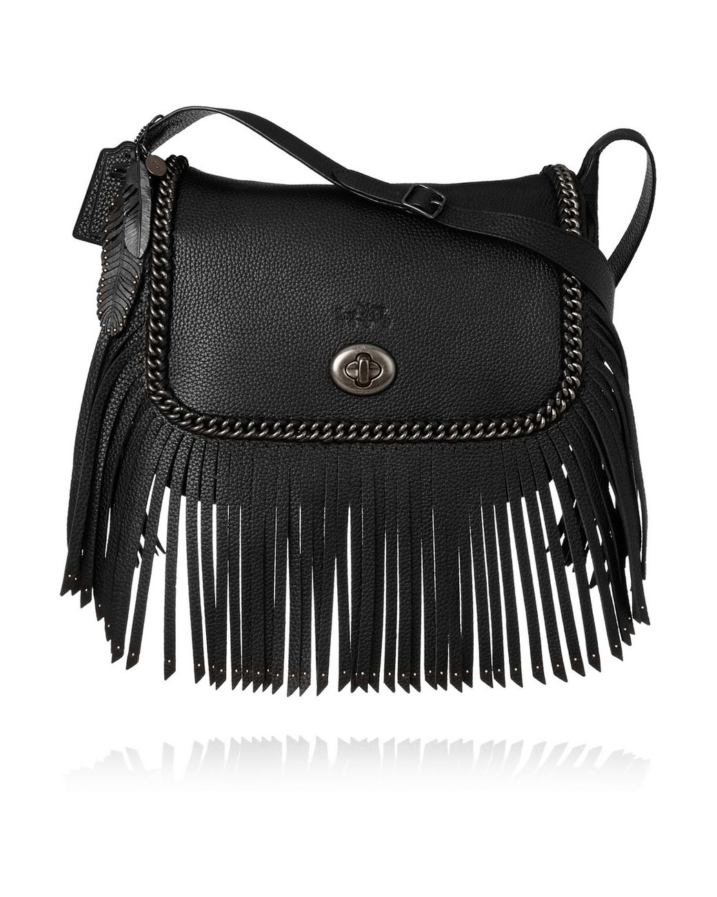 Coach fringe bag new arrivals