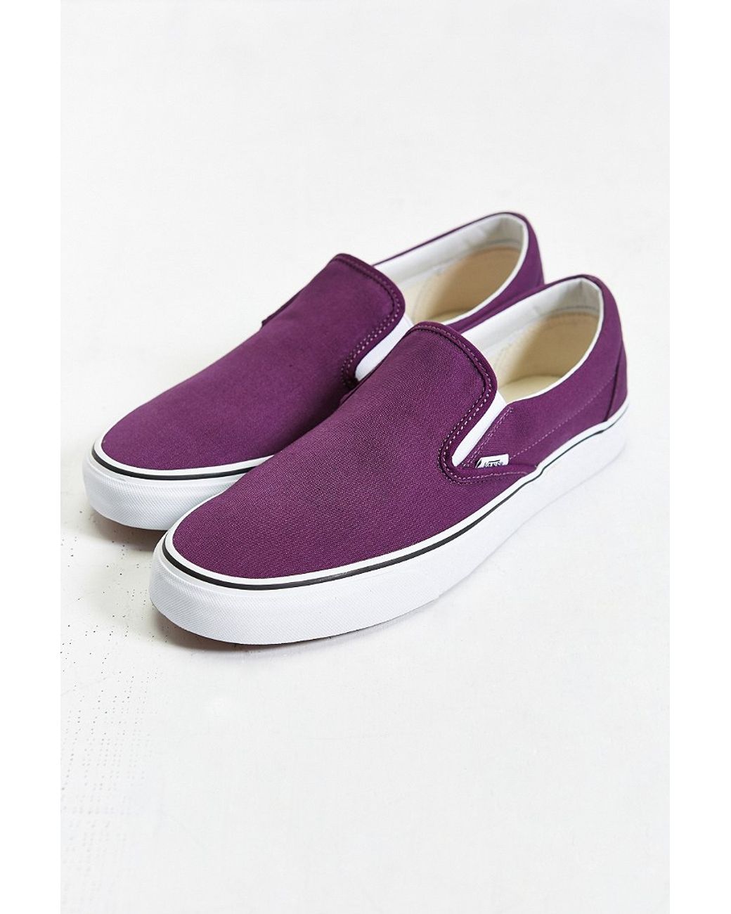 Vans Classic Color Slip-on Sneaker in Plum (Purple) for Men | Lyst