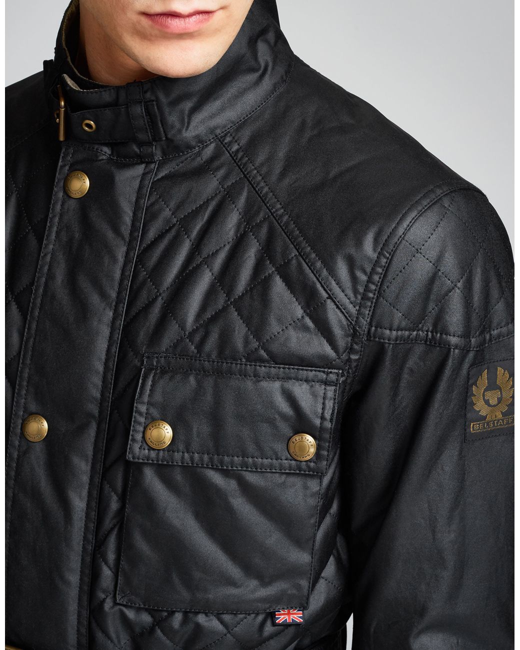 doble Todo tipo de pañuelo Belstaff Redford Jacket in Black for Men | Lyst UK
