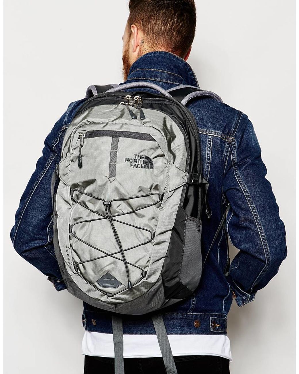 The North Face Borealis Backpack in Grey (Gray) for Men | Lyst