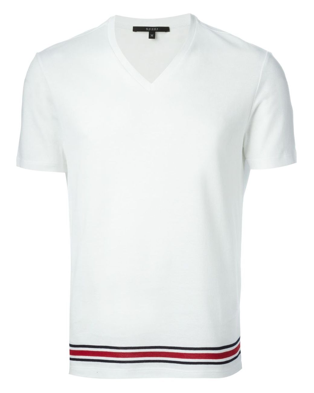Gucci V-Neck T-Shirt in White for Men | Lyst