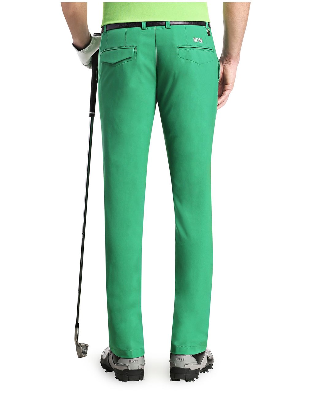 BOSS Green Golf Trousers In Fabric Blend: 'hakan 7' in Green for Men | Lyst  Australia