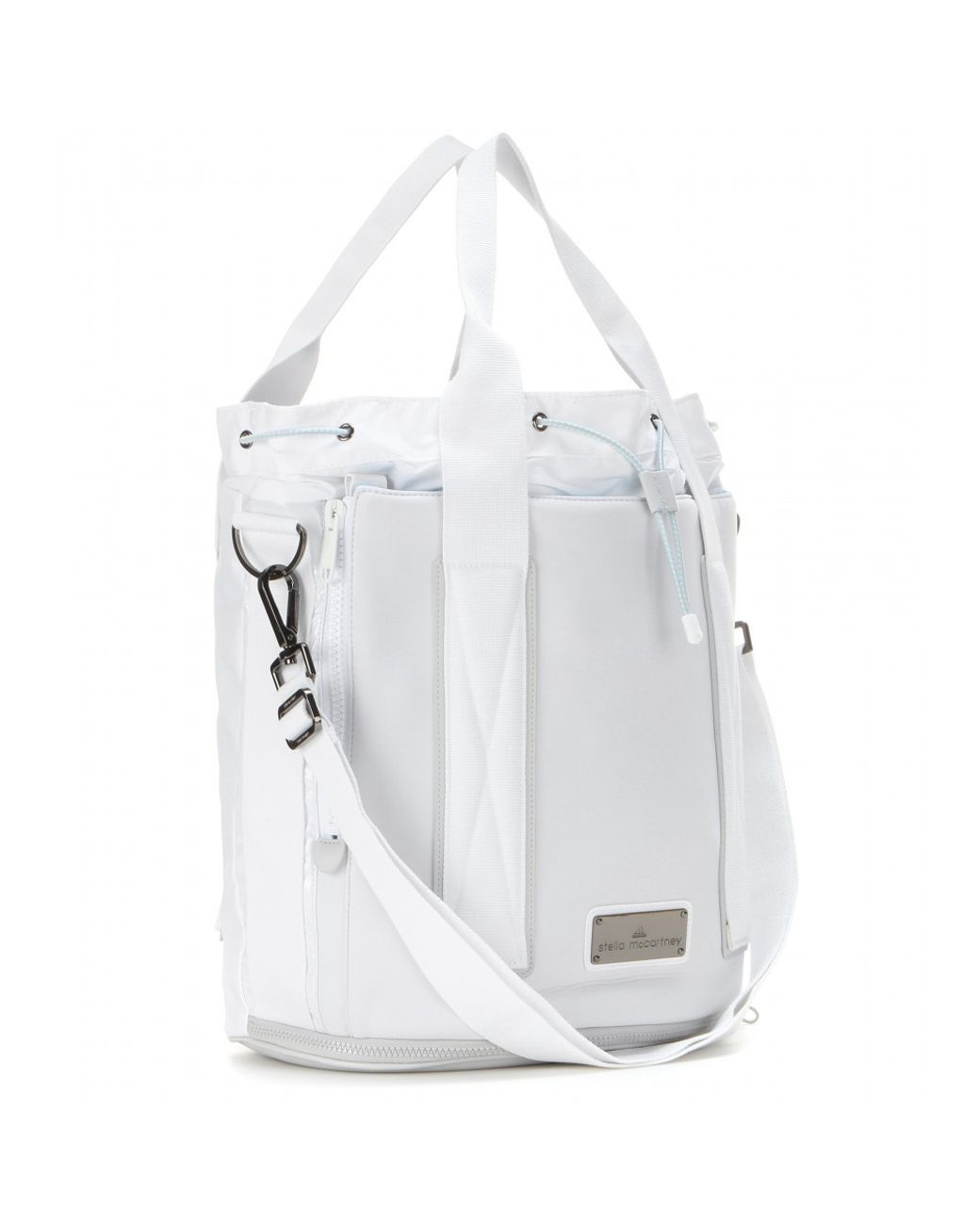 adidas By Stella McCartney Tennis Drawstring Bag in White | Lyst