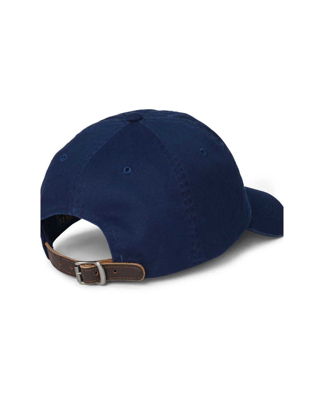 Polo Ralph Lauren Embroidered Chino Baseball Cap in Blue for Men | Lyst