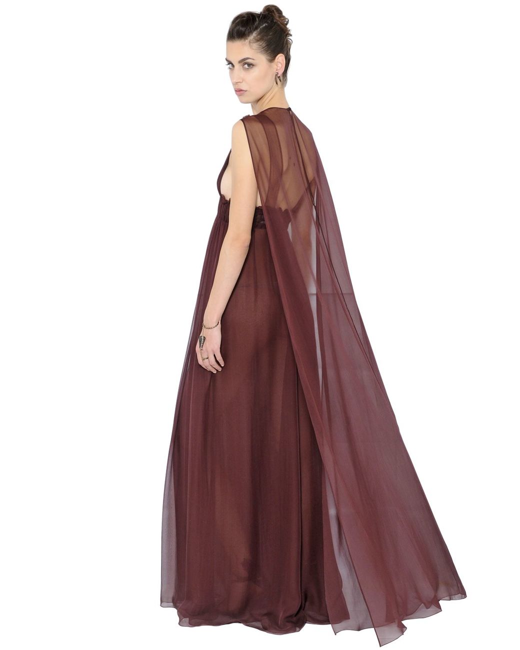 Valentino top chiffon dress