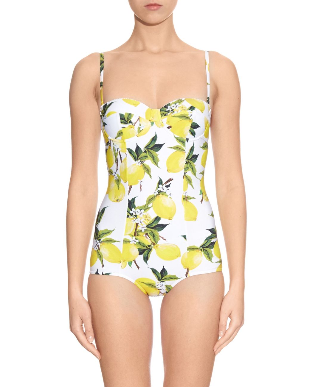 Dolce gabbana lemon swimsuit Clearance