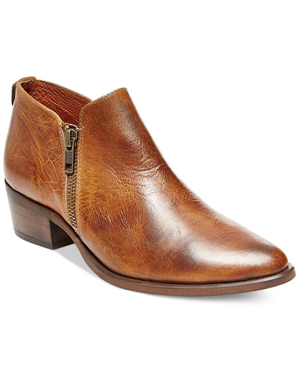 Steve Madden Women's Ajay Western Booties in Brown Lyst