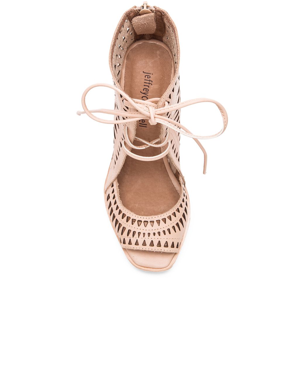 Jeffrey Campbell Rodillo Hi Wedge in Natural | Lyst