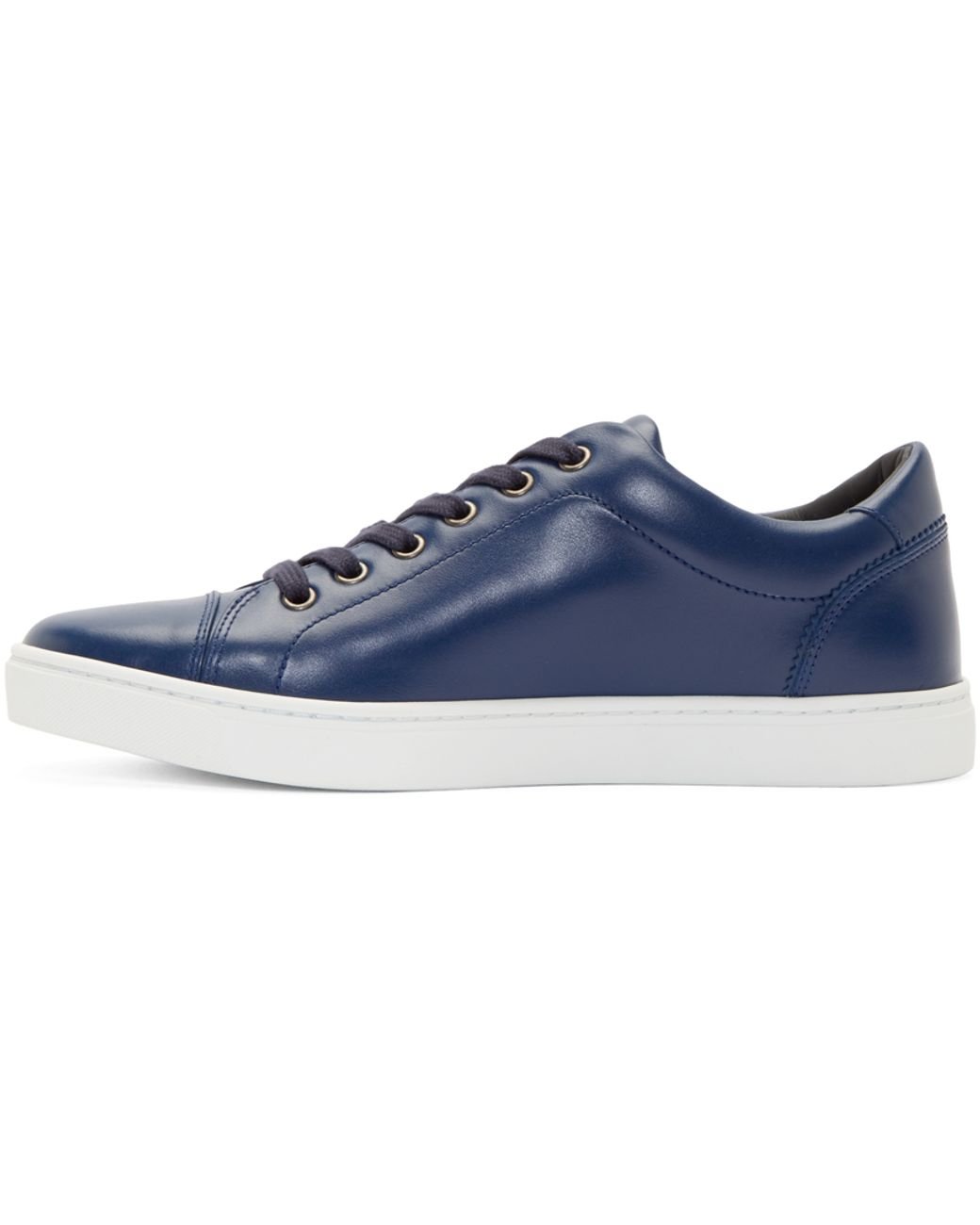 Dolce & Blue Leather Sneakers for Men | Lyst