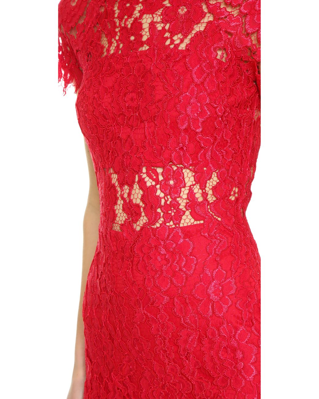 Alexis Leona Lace Dress Red Lyst