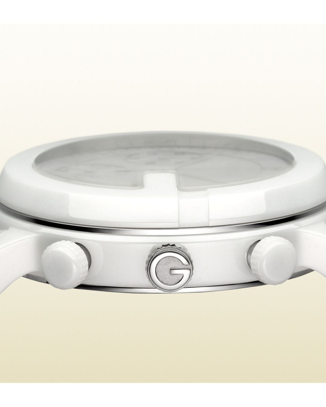 Gucci G-chrono Ceramic Watch in White 