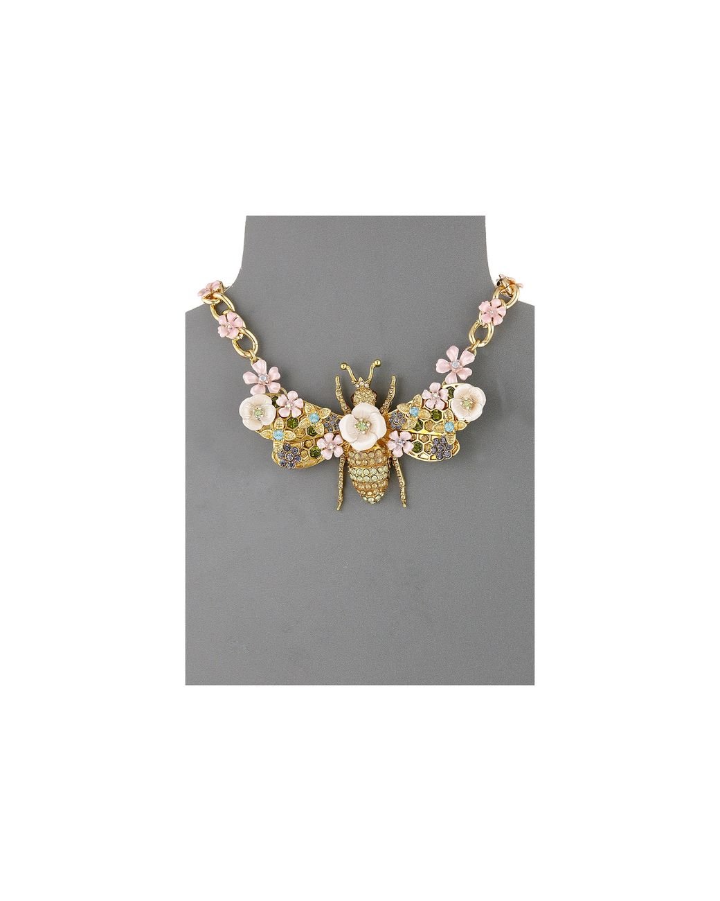 Betsey johnson bumble bee necklace best sale