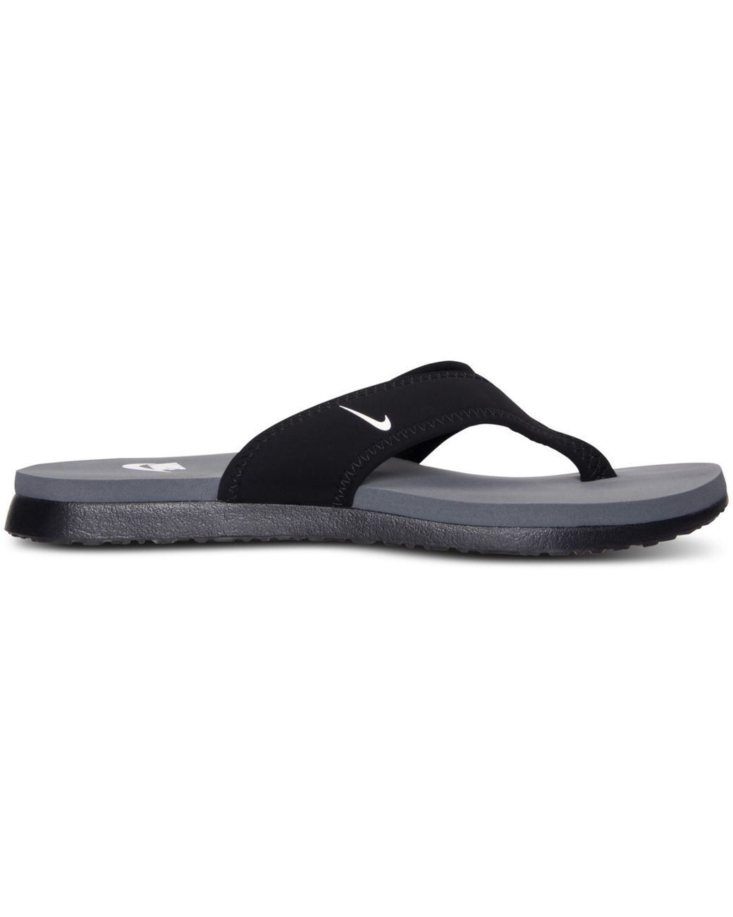 Nike Synthetic Men's Celso Plus Thong Sandals From Finish Line in  Black/White-Cool Grey (Black) for Men | Lyst