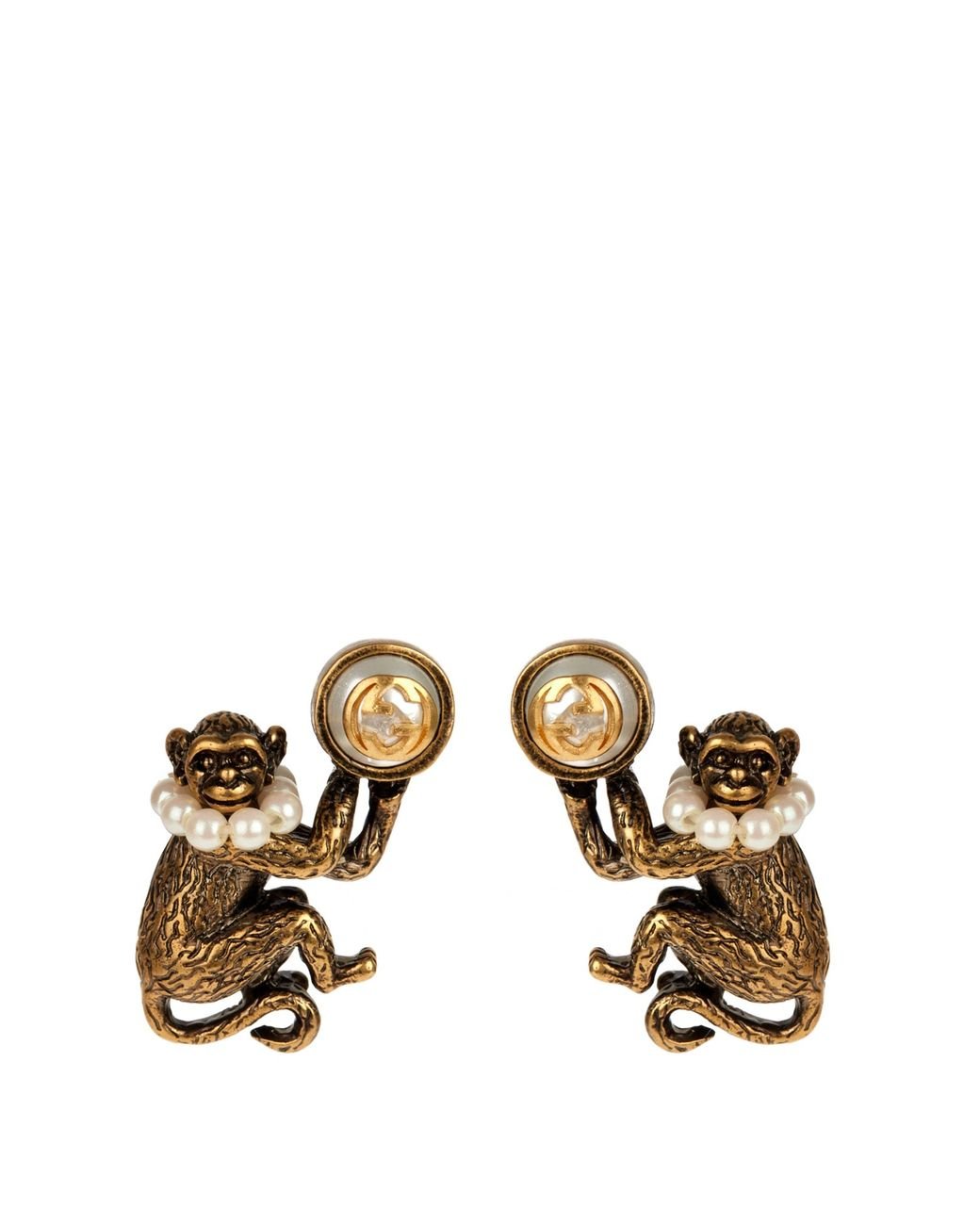 Gucci monkey best sale earrings