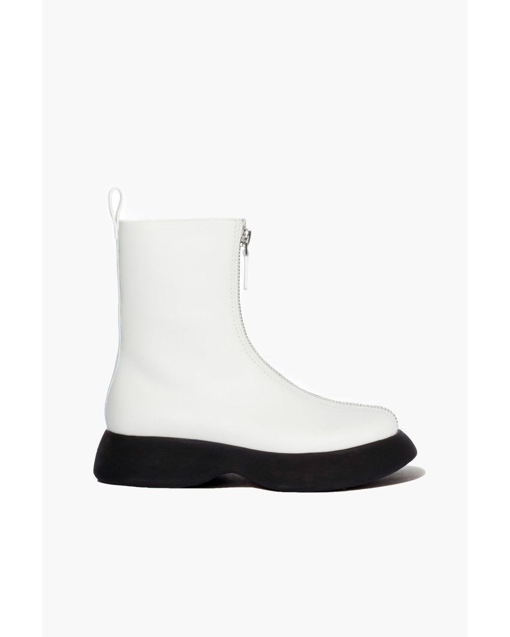 3.1 Phillip Lim Black Mercer Zip Combat Boot