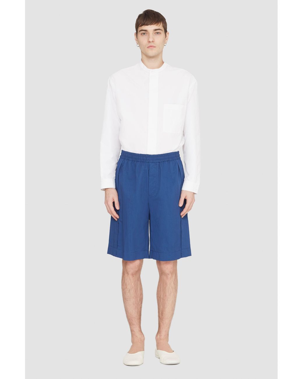 3.1 Phillip Lim Blue Pull On Shorts for men