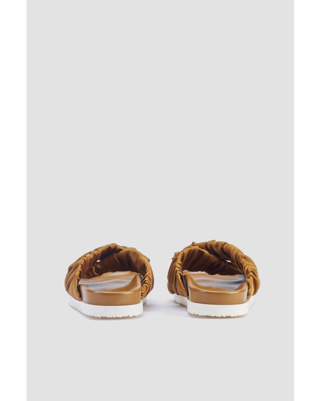 3.1 Phillip Lim Pink Crossover Satin Pool Slide