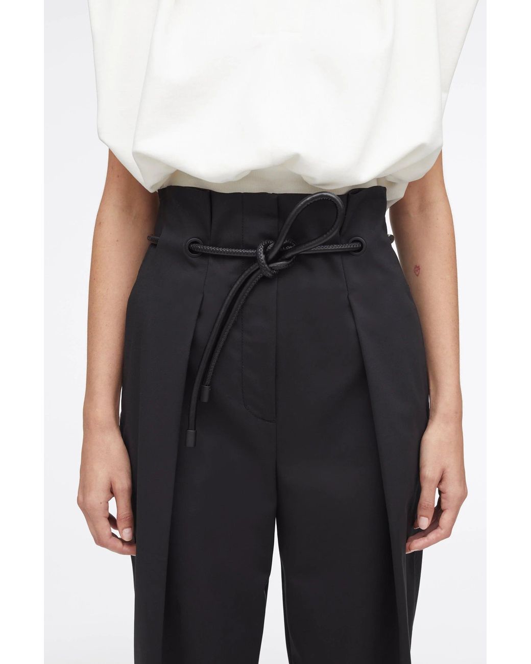 3.1 Phillip Lim White Origami Pleated Pant